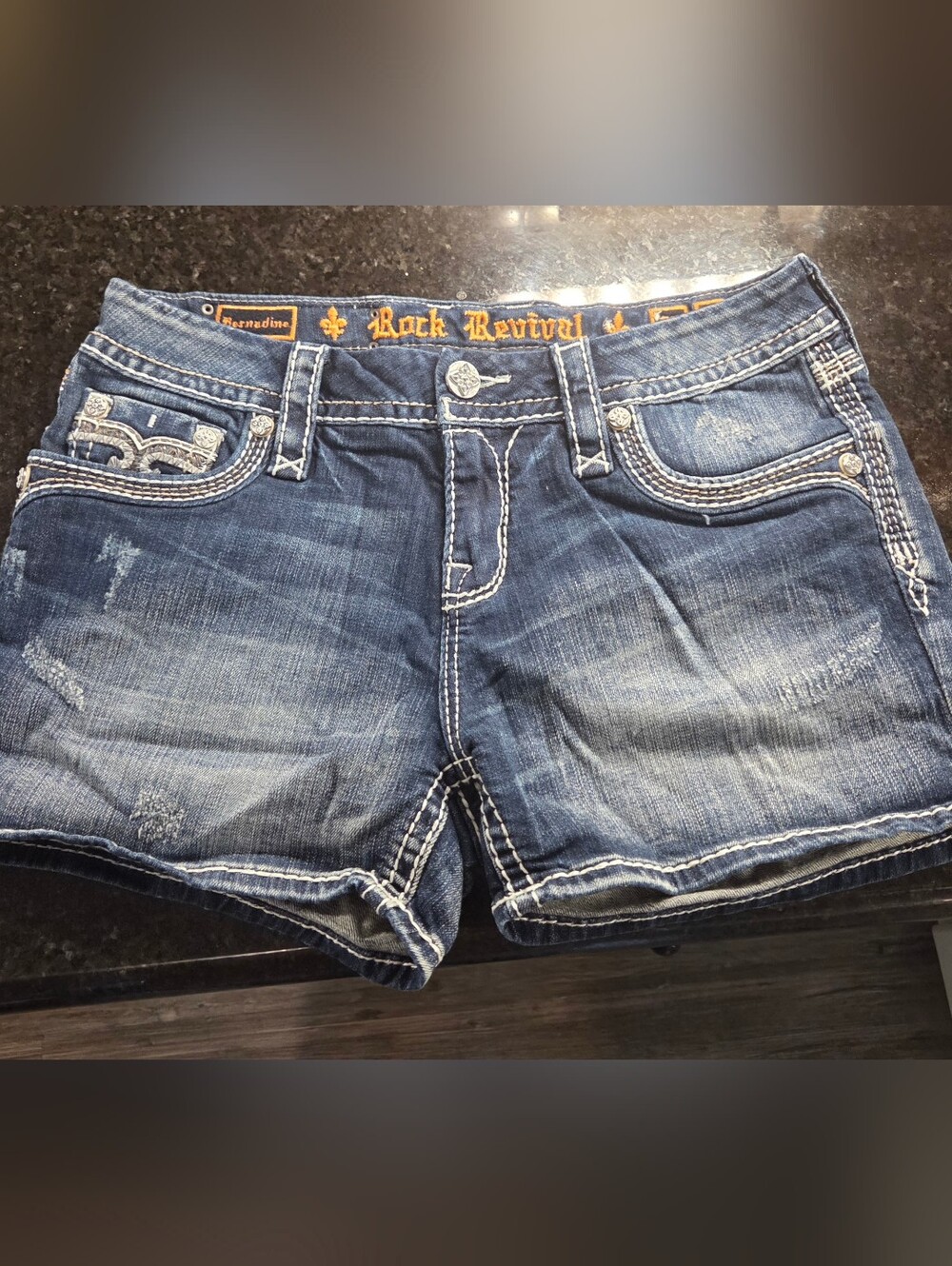 Rock Revival Denim Easy Shorts Bernadine 28